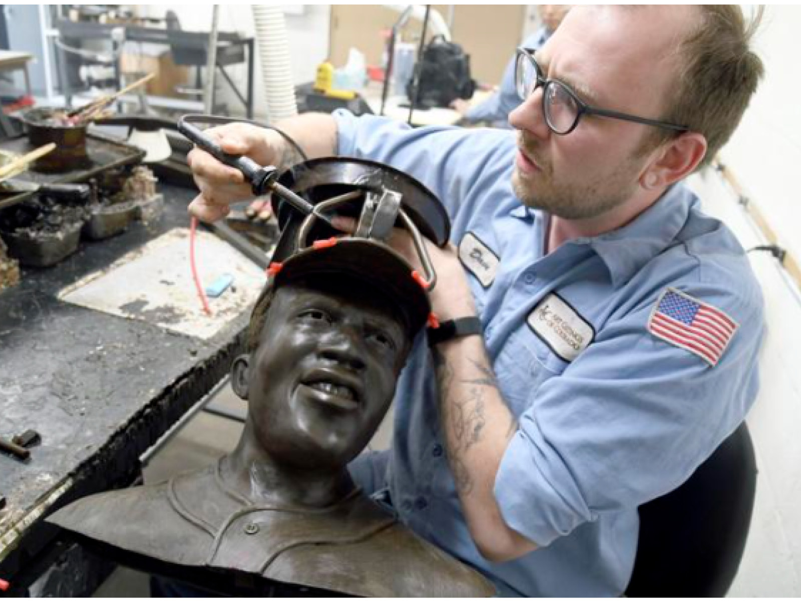 Replacement Jackie Robinson Statue Nears Completion in Colorado - Vimarsana News